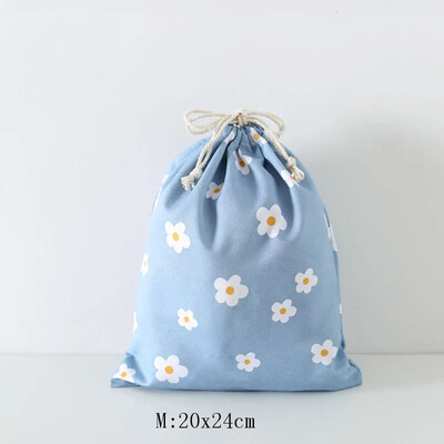 Proaspăt Comestic Cumpărături Geantă pentru machiaj Geantă drăguță de depozitare cu șnur, haine portabile de călătorie, sutien, geantă organizatoare, șosete