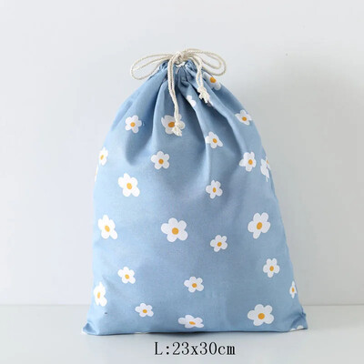 Proaspăt Comestic Cumpărături Geantă pentru machiaj Geantă drăguță de depozitare cu șnur, haine portabile de călătorie, sutien, geantă organizatoare, șosete