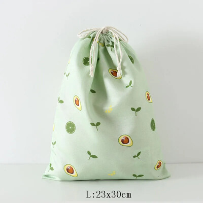 Proaspăt Comestic Cumpărături Geantă pentru machiaj Geantă drăguță de depozitare cu șnur, haine portabile de călătorie, sutien, geantă organizatoare, șosete