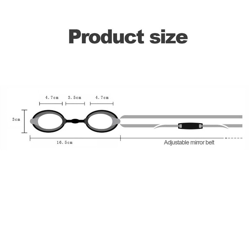 Ochelari de înot ajustabili Bărbați, femei, adulți, copii, scufundări HD, Googles, cu dopuri pentru urechi, cu geantă de depozitare