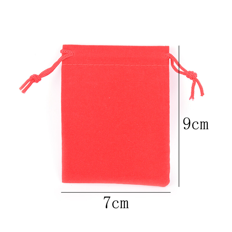 10 buc/lot 7x9cm Ambalare cu șnur Saci și pungi pentru cadou Ambalaj pentru bijuterii Afișaj Pungi de catifea pline de modă