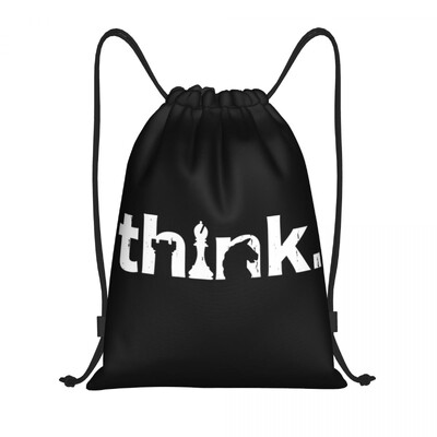 Power Play Joc de șah Geantă cu snur Femei Bărbați Rucsac portabil pentru sport pentru iubitor de șah Piesa pentru cumpărături