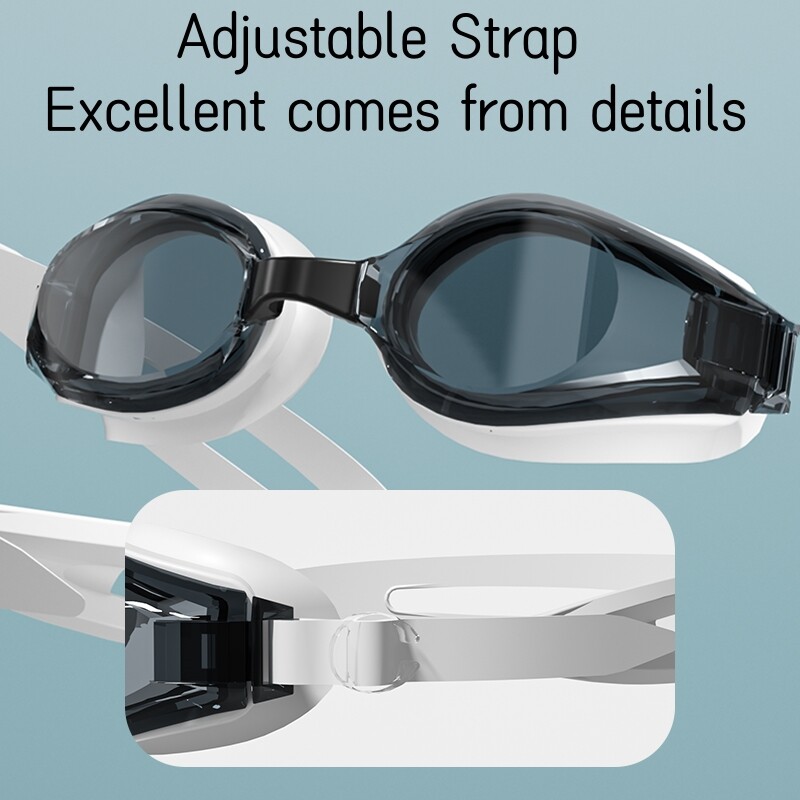 1 buc ochelari de înot unisex anti-ceață, impermeabili, protecție UV, ochelari de înot pentru adulți, fără scurgeri