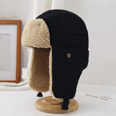 Pălării de iarnă îngroșate, calde de protecție pentru urechi, pălărie bomber, unisex, bărbați, femei