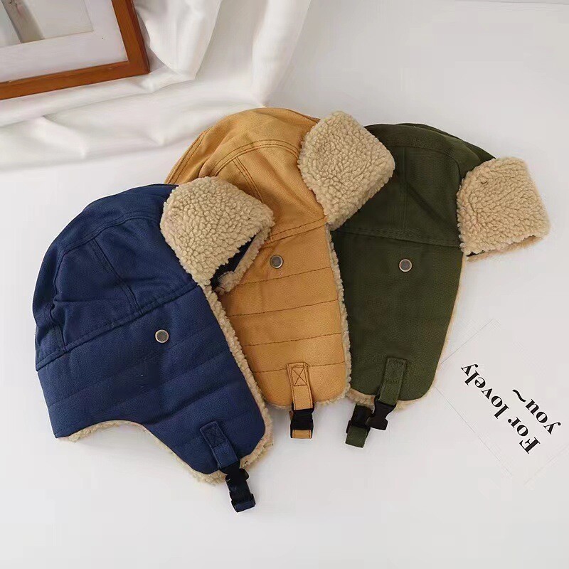 Pălării de iarnă îngroșate, calde de protecție pentru urechi, pălărie bomber, unisex, bărbați, femei