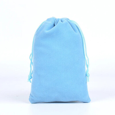 5 komada baršunaste vrećice u više boja za nakit 8x10/12x15/15x20/20x30 cm vrećice za božićne poklone za vjenčanje s uzicom