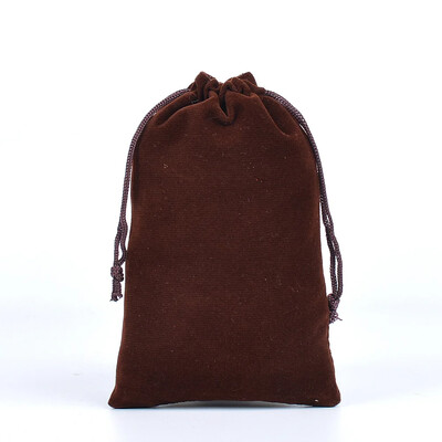 5 komada baršunaste vrećice u više boja za nakit 8x10/12x15/15x20/20x30 cm vrećice za božićne poklone za vjenčanje s uzicom