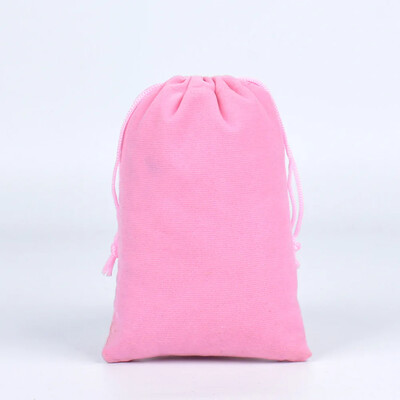 5 komada baršunaste vrećice u više boja za nakit 8x10/12x15/15x20/20x30 cm vrećice za božićne poklone za vjenčanje s uzicom