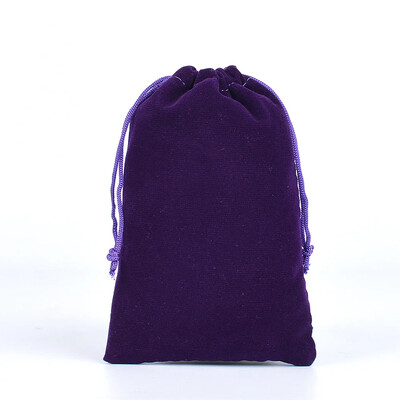 5 komada baršunaste vrećice u više boja za nakit 8x10/12x15/15x20/20x30 cm vrećice za božićne poklone za vjenčanje s uzicom