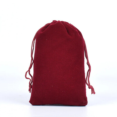 5 komada baršunaste vrećice u više boja za nakit 8x10/12x15/15x20/20x30 cm vrećice za božićne poklone za vjenčanje s uzicom