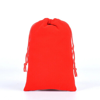 5 komada baršunaste vrećice u više boja za nakit 8x10/12x15/15x20/20x30 cm vrećice za božićne poklone za vjenčanje s uzicom