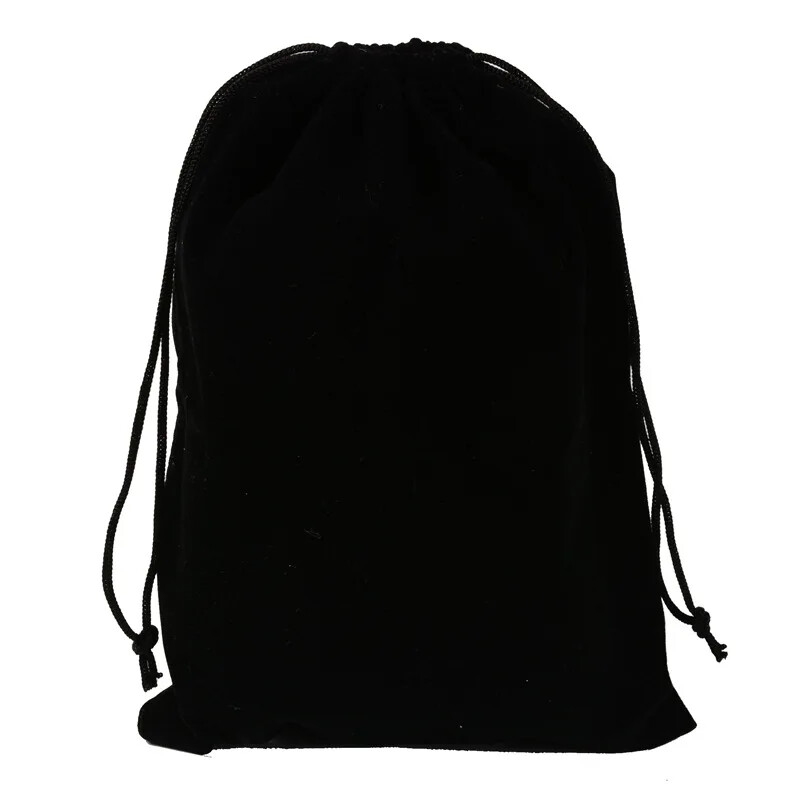 5 komada baršunaste vrećice u više boja za nakit 8x10/12x15/15x20/20x30 cm vrećice za božićne poklone za vjenčanje s uzicom