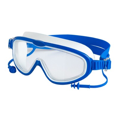 Ochelari de înot cu cadru mare Ochelari de înot pentru copii anti-ceață Ochelari de înot pentru scufundări cu dopuri pentru urechi pentru ochelari de înot pentru tineri