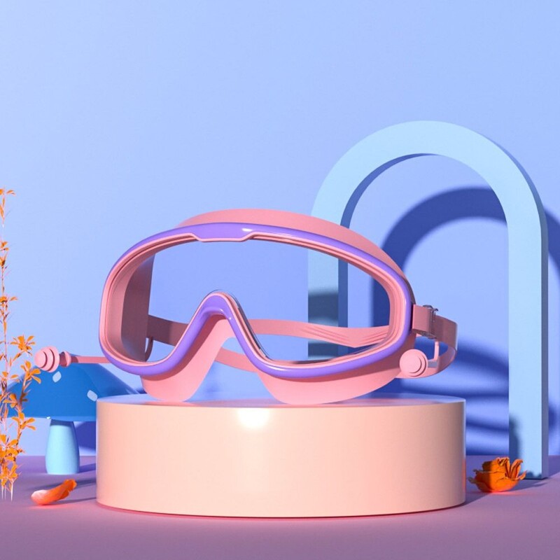 Ochelari de protecție pentru copii 3-15 ani, anti-ceață fără scurgeri Ochelari de înot clari pentru băieți, fete, piscină, plajă, înot