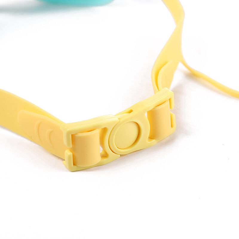 Ochelari pentru copii de înaltă definiție, impermeabili și anti-aburire, pentru înot cu ramă mare, ochelari de protecție convenabil, dopuri pentru urechi conectate cu silicon