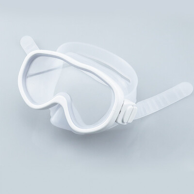 Mască de scufundări Ochelari de înot Scuba Snorkel Fustă PVC PC Sticlă Panoramic HD Pentru copii Tineret Anti-ceață cu capac pentru nas