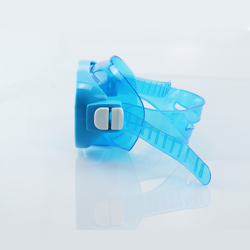 Mască de scufundări Ochelari de înot Scuba Snorkel Fustă PVC PC Sticlă Panoramic HD Pentru copii Tineret Anti-ceață cu capac pentru nas