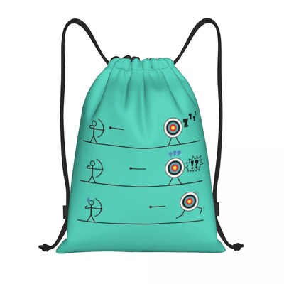 Darts Board Arrow Target Rucsac cu șnur Femei Bărbați Rucsac de sport pentru gimnastică Rucsac portabil pentru cumpărături