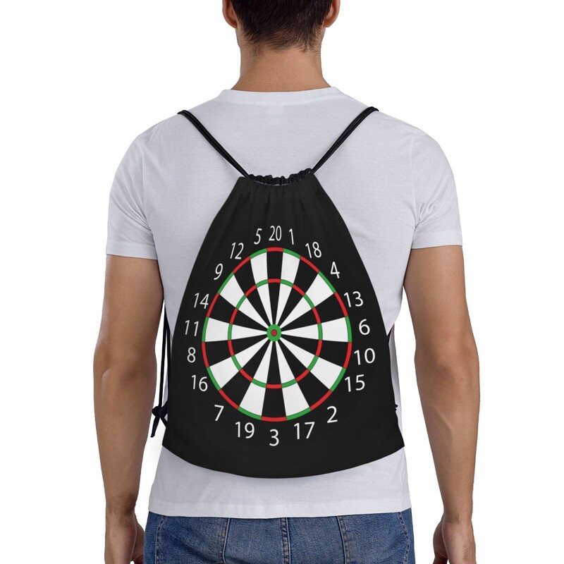 Darts Board Arrow Target Rucsac cu șnur Femei Bărbați Rucsac de sport pentru gimnastică Rucsac portabil pentru cumpărături