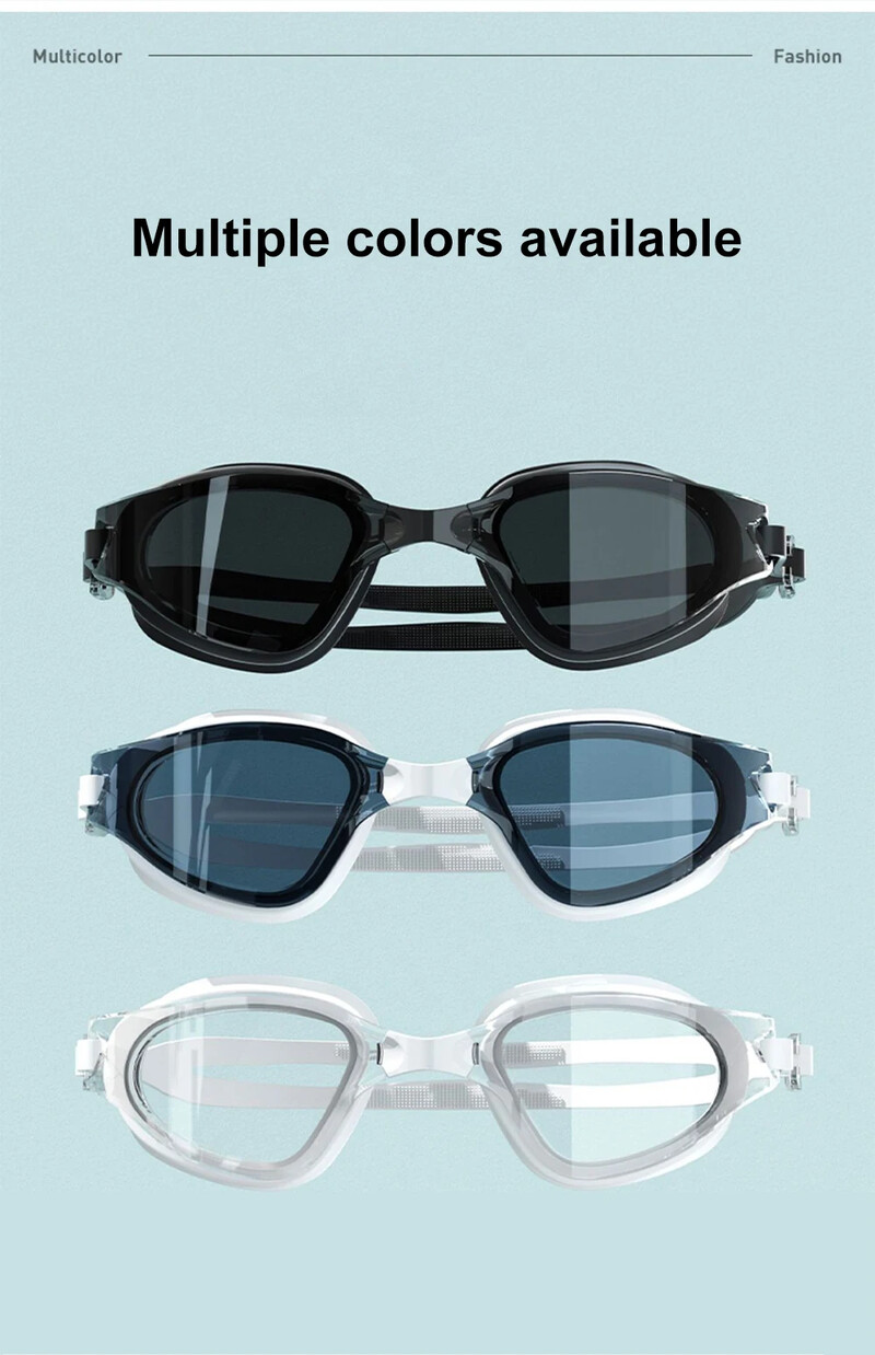 Ochelari de înot YUKE Ochelari de înot profesionali, impermeabili, anti-aburire, UV, pentru înot, ochelari de înot pentru piscină, pentru bărbați și femei