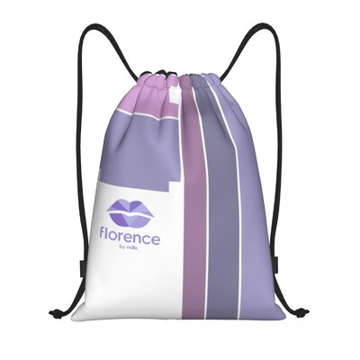 Geantă personalizată Florence By Mills cu șnur Femei Bărbați Rucsac de depozitare sport ușor pentru gimnastică