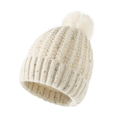 Pălărie nouă de iarnă 2021 Pălării cu pompon artificial de calitate de lux Beanie de înaltă calitate fete femei Bonnet Pălării de iarnă pentru femei cadou de petrecere