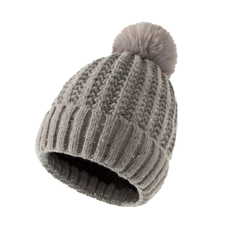 Pălărie nouă de iarnă 2021 Pălării cu pompon artificial de calitate de lux Beanie de înaltă calitate fete femei Bonnet Pălării de iarnă pentru femei cadou de petrecere
