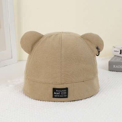 Pălărie doamnă Toamnă iarnă drăguț tridimensional urechi de pisică cerc scrisoare etichetă pepene galben pălărie din piele totul hip hop pălărie proprietar