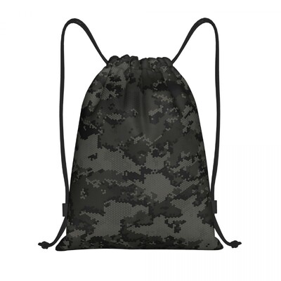 Rucsac personalizat cu șnur Camo Geantă de sport pentru bărbați, femei, Germania, braț militar, rucsac de antrenament de camuflaj