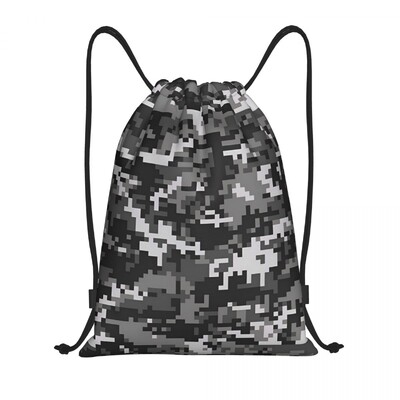 Rucsac personalizat cu șnur Camo Geantă de sport pentru bărbați, femei, Germania, braț militar, rucsac de antrenament de camuflaj