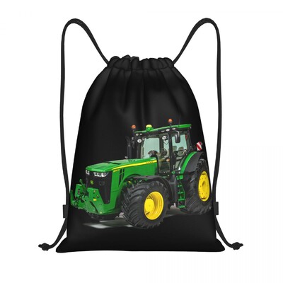 Geantă personalizată cu șnur pentru tractor Bărbați Femei Rucsac portabil pentru gimnastică sport Rucsacuri de depozitare pentru antrenament