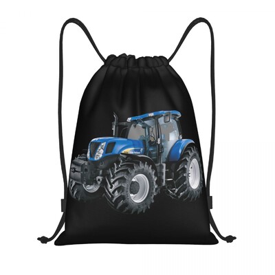 Geantă personalizată cu șnur pentru tractor Bărbați Femei Rucsac portabil pentru gimnastică sport Rucsacuri de depozitare pentru antrenament