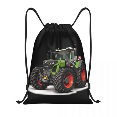 Geantă personalizată cu șnur pentru tractor Bărbați Femei Rucsac portabil pentru gimnastică sport Rucsacuri de depozitare pentru antrenament