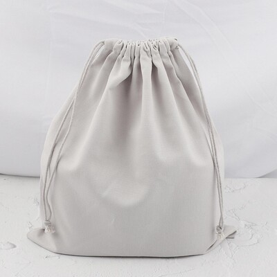 25x30cm Genți mari de pânză simple cu șnur, cadou de călătorie, geantă de rufe reutilizabilă
