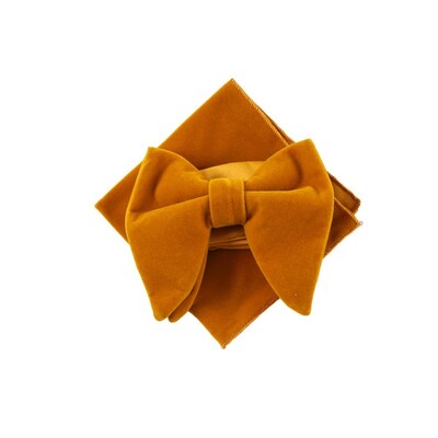 Modni set velikih leptir mašna od baršuna Žene Muškarci Jednobojna leptir mašna Vjenčani smoking Mladoženja Prevelike leptir mašne Kravate s četvrtastim džepovima Dugmad za manžete