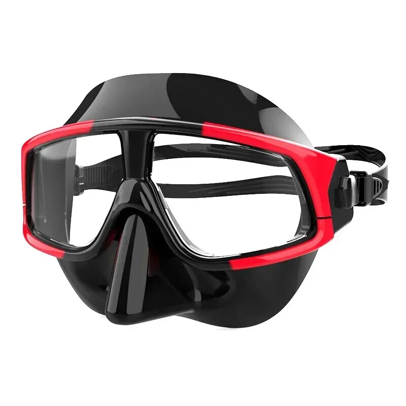 Väikese mahuga sukeldumismask snorgeldamiseks ujumisprillid uduvastased vedelad silikoonvaigust läätsed