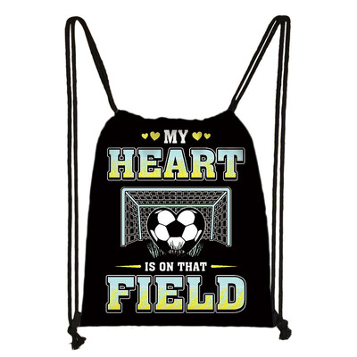 Geantă cu șnur cu imprimeu pentru fotbal/fotbal, geantă de depozitare la modă pentru bărbați, rucsac casual, genți de călătorie, cadou