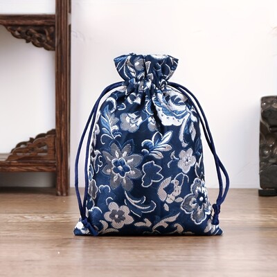 6 bucăți brocart jacquard curea cu șnur geanta de brocart saci de binecuvântare brățară colier geantă din pânză Buddha margele de bijuterii pungi de depozitare