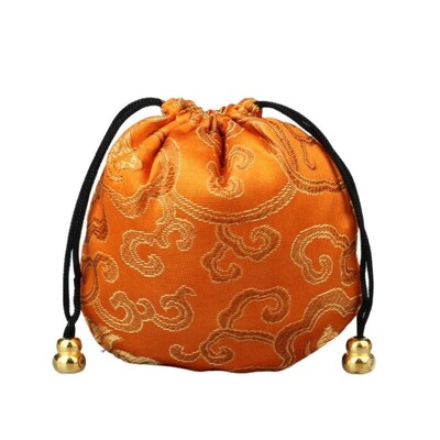 Geantă pentru coliere, cu cordon, organizator de bijuterii, în stil chinezesc, geantă de depozitare pentru femei, geantă de bijuterii.