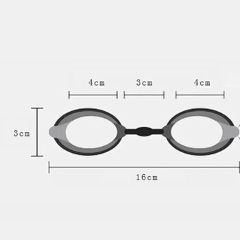 Γυαλιά κολύμβησης κατά της ομίχλης κατά της υπεριώδους υψηλής ευκρίνειας επίπεδος καθρέφτης ενήλικες αγόρια κορίτσια σιλικόνη Ρυθμιζόμενο χωρίς περιορισμό
