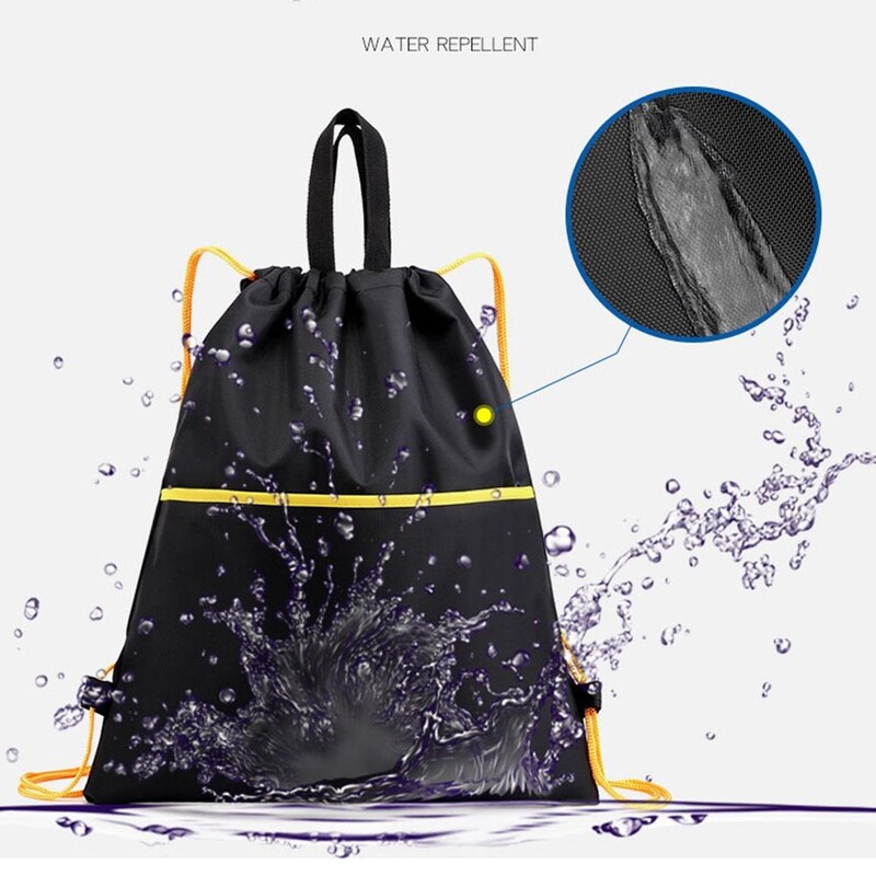 Āra ūdensnecaurlaidīga neilona mugursoma aukliņu soma vīriešu modes glabāšanas soma Ceļojumu sporta aukliņu kabata viegla mugursoma