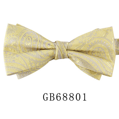 Мъжка официална тъкана папийонка Класически пейсли папийонки за подаръци за младоженеца за сватбено тържество