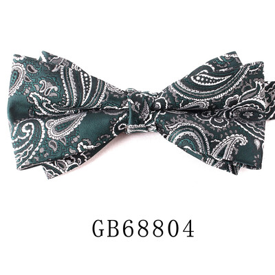 Мъжка официална тъкана папийонка Класически пейсли папийонки за подаръци за младоженеца за сватбено тържество