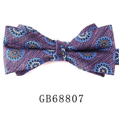 Мъжка официална тъкана папийонка Класически пейсли папийонки за подаръци за младоженеца за сватбено тържество