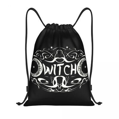 Персонализирана раница Raven Rage Drawstring Sports Gym Bag for Women Men Halloween Witch Gothic Scary Crow Training Sackpack