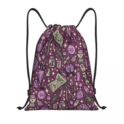 Персонализирана раница Raven Rage Drawstring Sports Gym Bag for Women Men Halloween Witch Gothic Scary Crow Training Sackpack