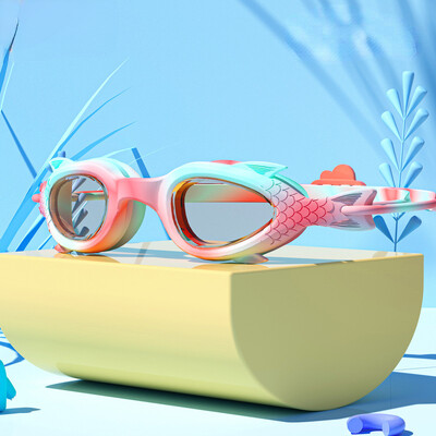 Ochelari de înot Anti-ceață Ochelari de protecție cu cadru mic Antrenament de înot Echipament profesional impermeabil de înaltă definiție în formă de pește