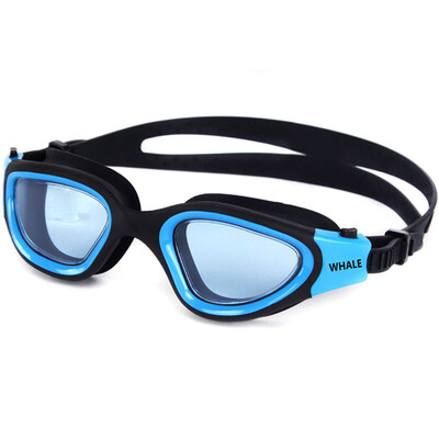 Ochelari de înot cu lentile clare Protecție UV anti-aburire pentru adulți pentru bărbați, femei, ochelari de înot din silicon, reglabili, impermeabili, în piscină