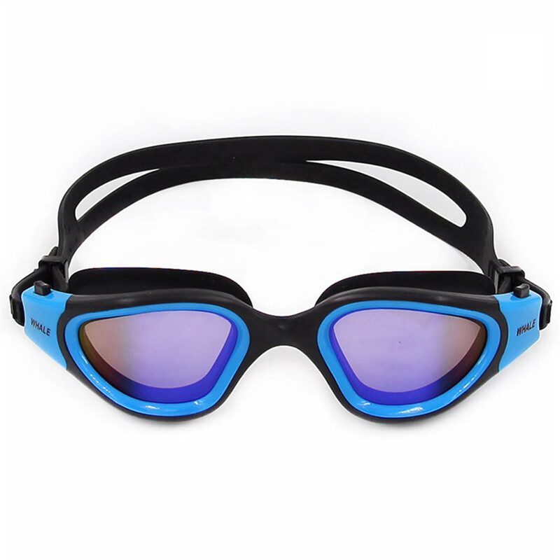 Ochelari de înot cu lentile clare Protecție UV anti-aburire pentru adulți pentru bărbați, femei, ochelari de înot din silicon, reglabili, impermeabili, în piscină