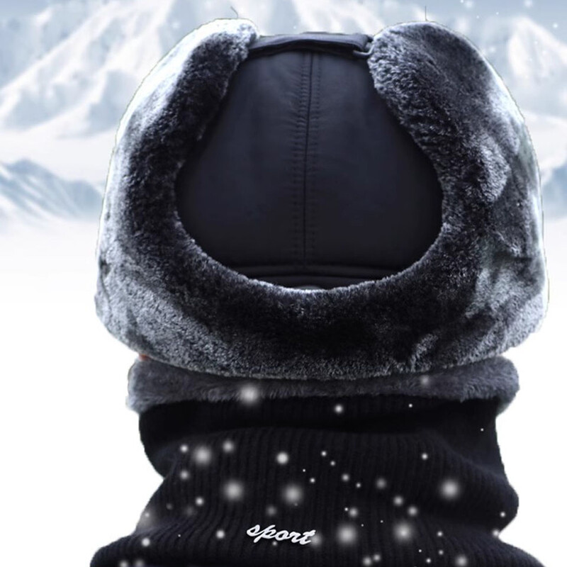 Toamnă iarnă Pălărie caldă Izolație confortabilă și respirabilă Căldură de vârstă mijlocie Vârstnici șapcă tricotată din catifea îngroșată Sport în aer liber